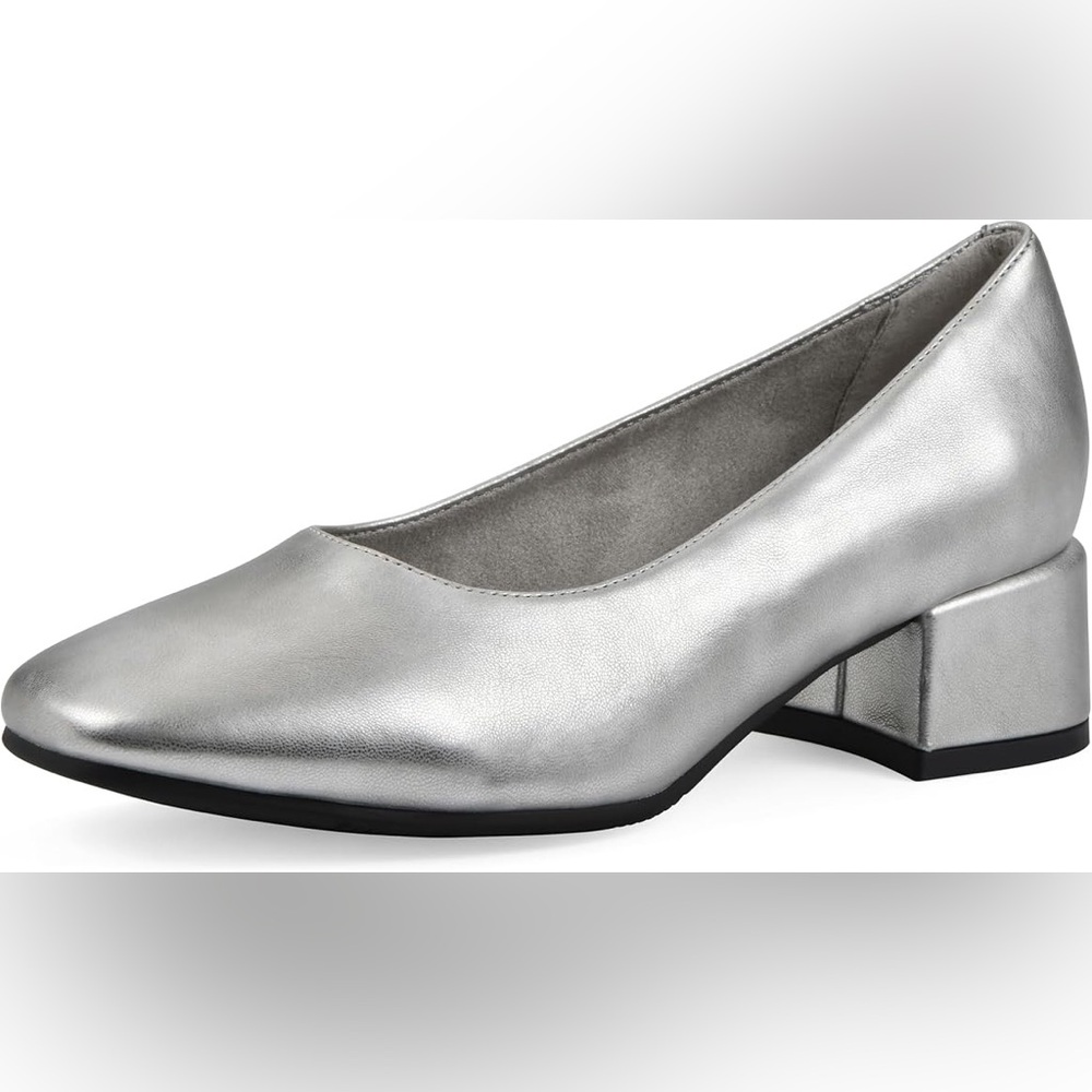 Cliffs by WHITE MOUNTAIN Metallic Silver Heels